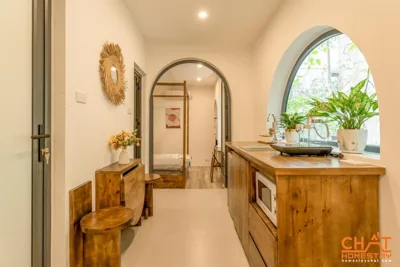 Camera Deluxe Double — Homestay CHAT - Hanoi Heritage Hideaway